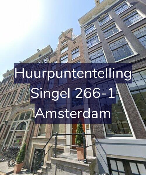 Foto gevel Huurpuntentelling voor Singel 266-1, Amsterdam