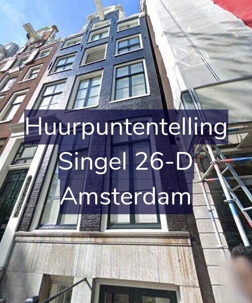 Foto gevel Huurpuntentelling voor Singel 26-D, Amsterdam