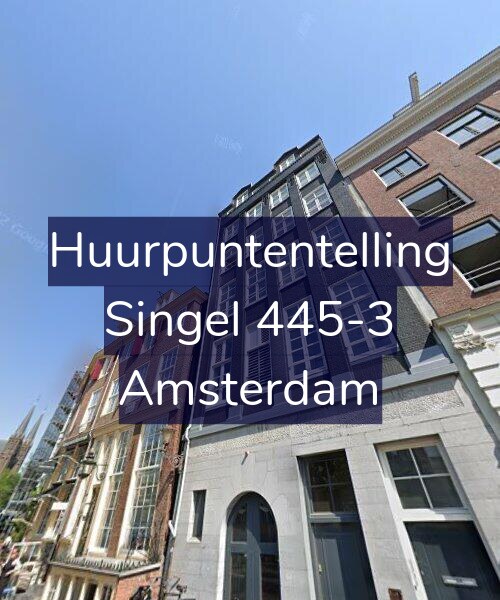 Foto gevel Huurpuntentelling voor Singel 445-3, Amsterdam