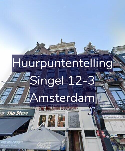 Foto gevel Huurpuntentelling voor Singel 12-3, Amsterdam