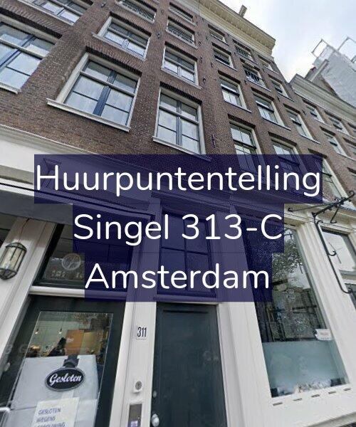Foto gevel Huurpuntentelling voor Singel 313-C, Amsterdam