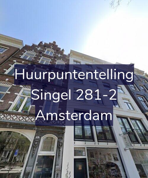 Foto gevel Huurpuntentelling voor Singel 281-2, Amsterdam