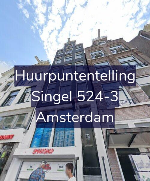 Foto gevel Huurpuntentelling voor Singel 524-3, Amsterdam