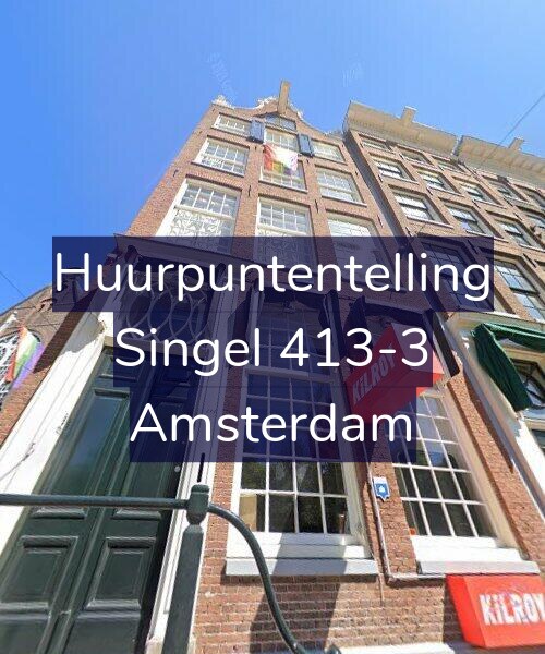 Foto gevel Huurpuntentelling voor Singel 413-3, Amsterdam