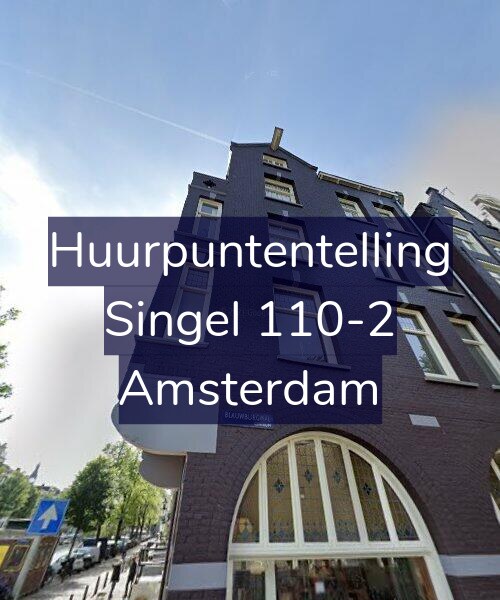 Foto gevel Huurpuntentelling voor Singel 110-2, Amsterdam