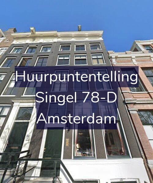Foto gevel Huurpuntentelling voor Singel 78-D, Amsterdam