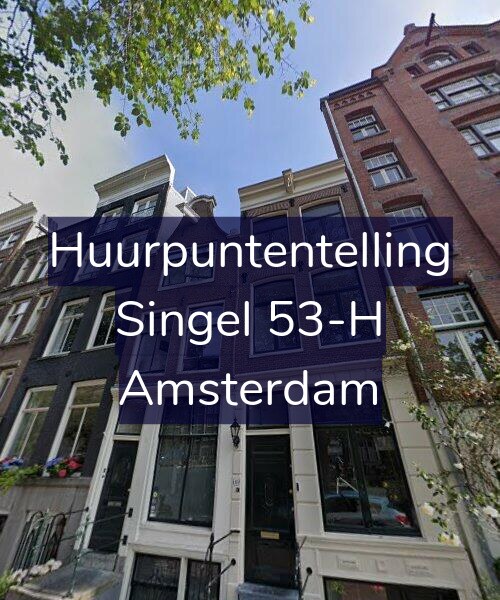 Foto gevel Huurpuntentelling voor Singel 53-H, Amsterdam