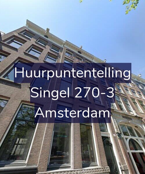 Foto gevel Huurpuntentelling voor Singel 270-3, Amsterdam