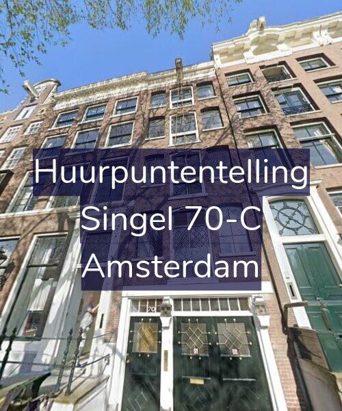 Foto gevel Huurpuntentelling voor Singel 70-C, Amsterdam