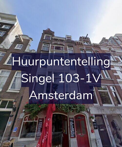 Foto gevel Huurpuntentelling voor Singel 103-1V, Amsterdam