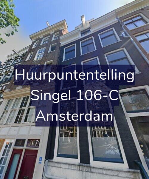 Foto gevel Huurpuntentelling voor Singel 106-C, Amsterdam