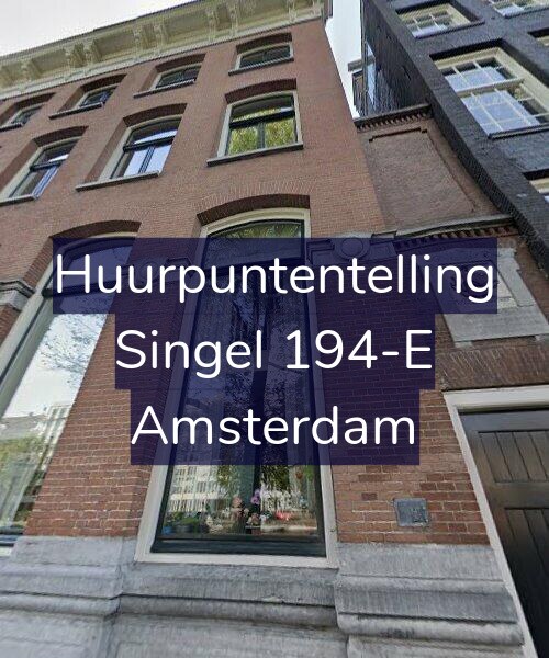 Foto gevel Huurpuntentelling voor Singel 194-E, Amsterdam