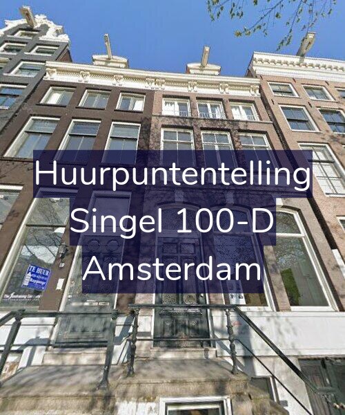 Foto gevel Huurpuntentelling voor Singel 100-D, Amsterdam