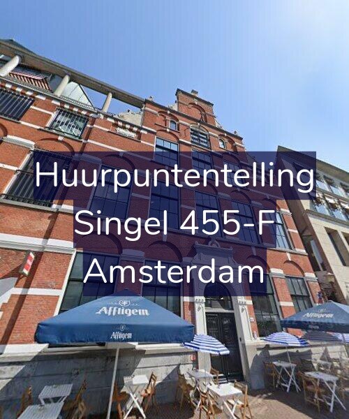 Foto gevel Huurpuntentelling voor Singel 455-F, Amsterdam