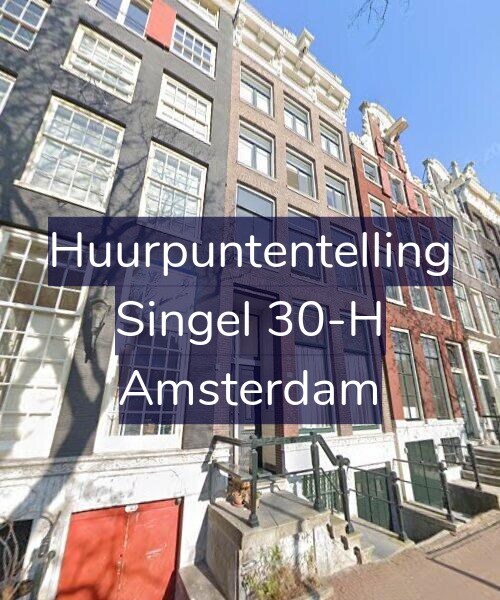 Foto gevel Huurpuntentelling voor Singel 30-H, Amsterdam