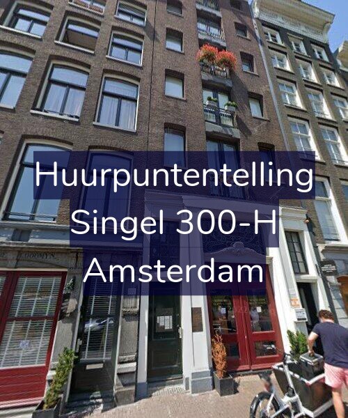 Foto gevel Huurpuntentelling voor Singel 300-H, Amsterdam