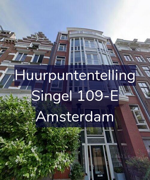 Foto gevel Huurpuntentelling voor Singel 109-E, Amsterdam