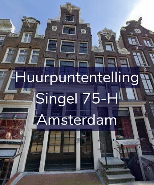 Foto gevel Huurpuntentelling voor Singel 75-H, Amsterdam