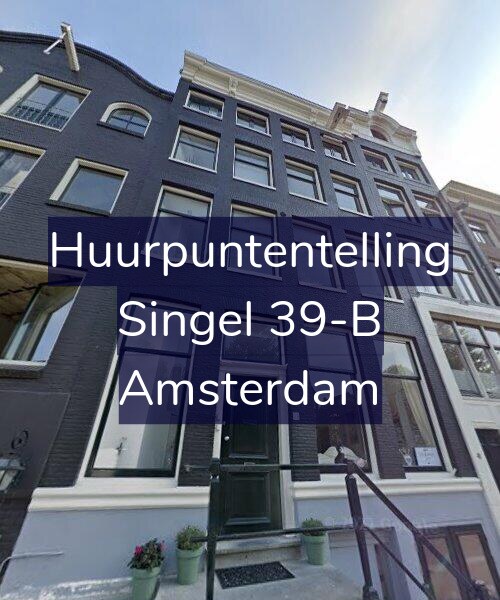 Foto gevel Huurpuntentelling voor Singel 39-B, Amsterdam