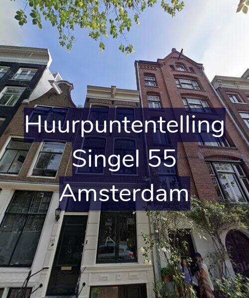 Foto gevel Huurpuntentelling voor Singel 55, Amsterdam