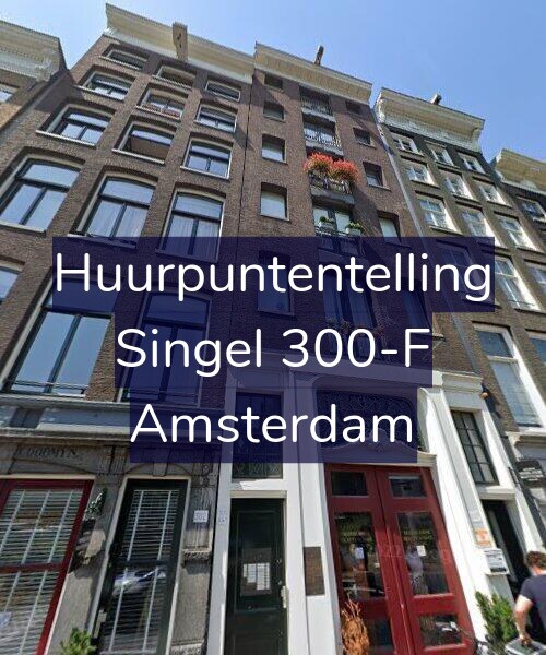 Foto gevel Huurpuntentelling voor Singel 300-F, Amsterdam