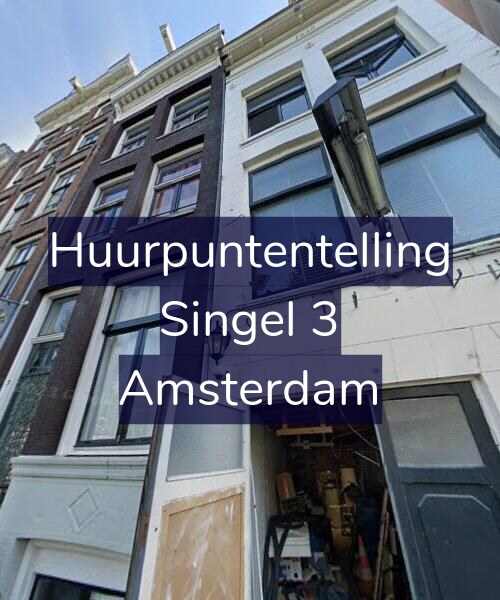 Foto gevel Huurpuntentelling voor Singel 3, Amsterdam