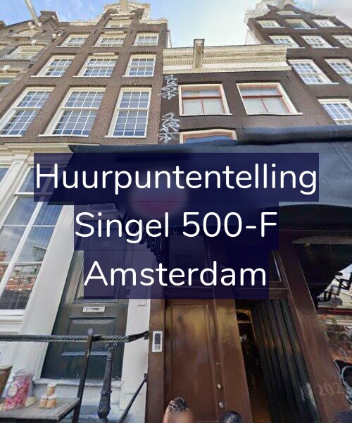 Foto gevel Huurpuntentelling voor Singel 500-F, Amsterdam