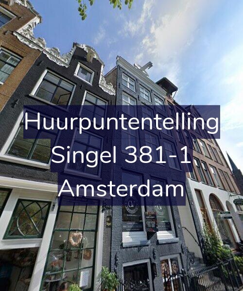 Foto gevel Huurpuntentelling voor Singel 381-1, Amsterdam