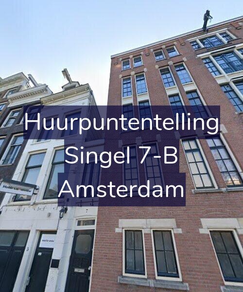 Foto gevel Huurpuntentelling voor Singel 7-B, Amsterdam