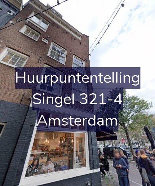 Foto gevel Huurpuntentelling voor Singel 321-4, Amsterdam