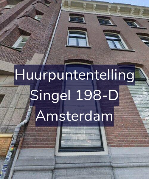 Foto gevel Huurpuntentelling voor Singel 198-D, Amsterdam