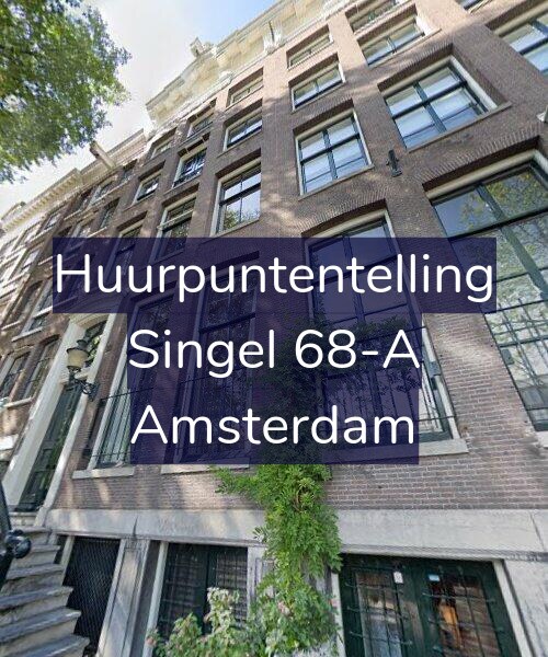 Foto gevel Huurpuntentelling voor Singel 68-A, Amsterdam