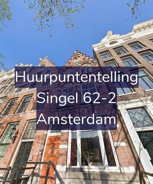 Foto gevel Huurpuntentelling voor Singel 62-2, Amsterdam