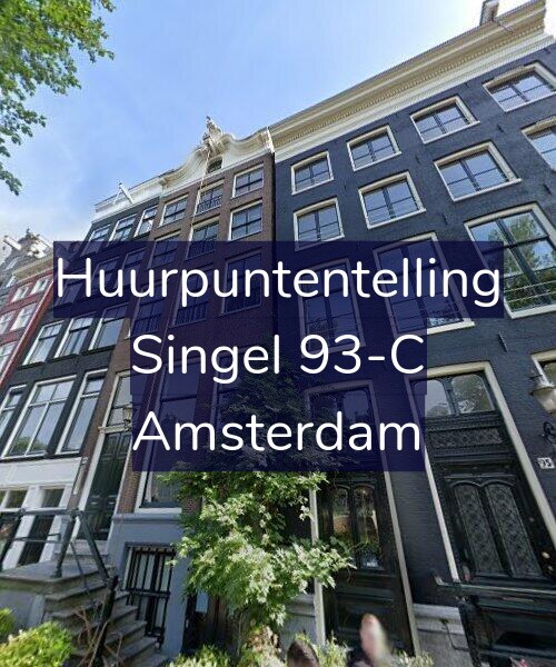 Foto gevel Huurpuntentelling voor Singel 93-C, Amsterdam