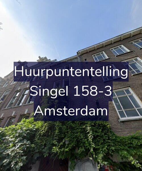 Foto gevel Huurpuntentelling voor Singel 158-3, Amsterdam