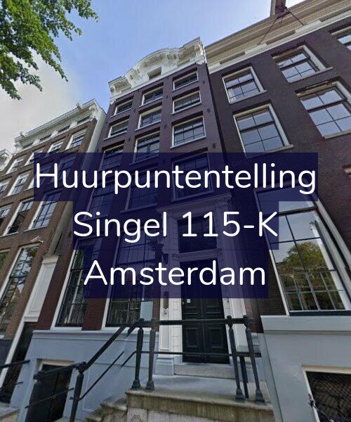 Foto gevel Huurpuntentelling voor Singel 115-K, Amsterdam
