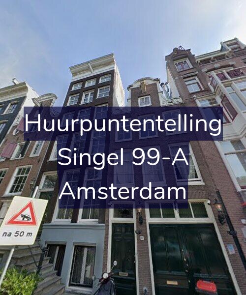 Foto gevel Huurpuntentelling voor Singel 99-A, Amsterdam