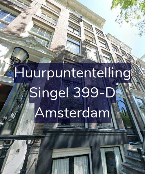 Foto gevel Huurpuntentelling voor Singel 399-D, Amsterdam