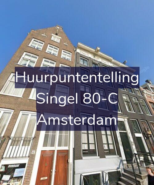 Foto gevel Huurpuntentelling voor Singel 80-C, Amsterdam