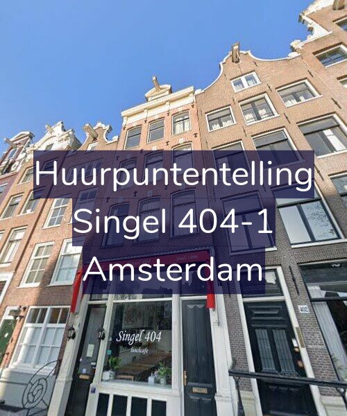 Foto gevel Huurpuntentelling voor Singel 404-1, Amsterdam