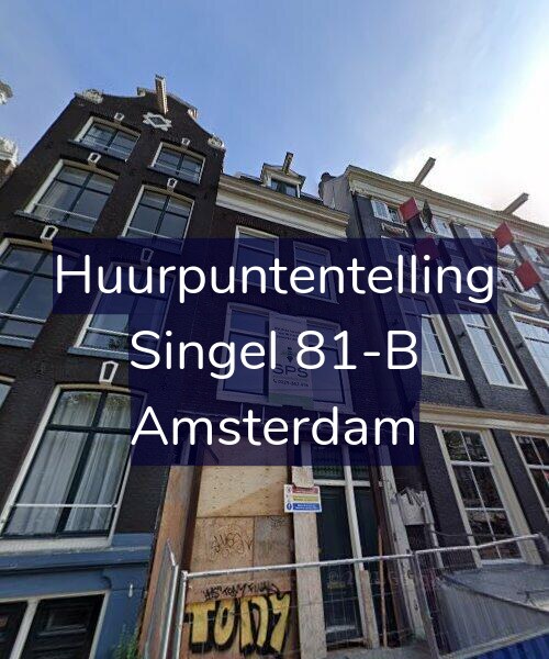 Foto gevel Huurpuntentelling voor Singel 81-B, Amsterdam