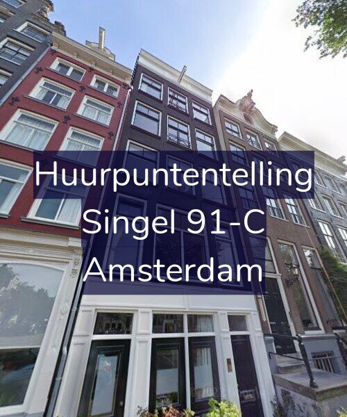 Foto gevel Huurpuntentelling voor Singel 91-C, Amsterdam