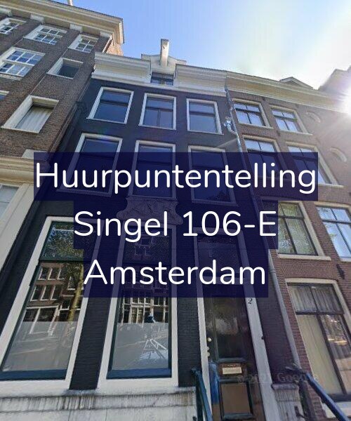 Foto gevel Huurpuntentelling voor Singel 106-E, Amsterdam
