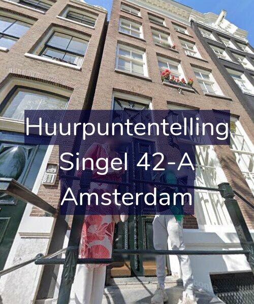 Foto gevel Huurpuntentelling voor Singel 42-A, Amsterdam