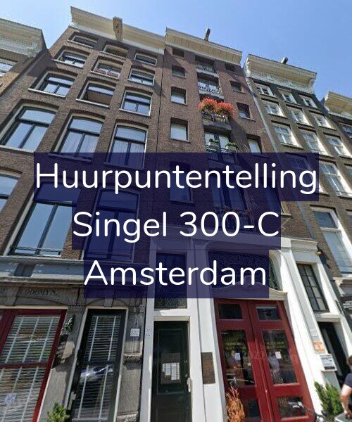 Foto gevel Huurpuntentelling voor Singel 300-C, Amsterdam