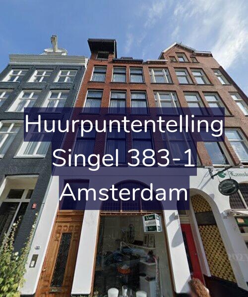 Foto gevel Huurpuntentelling voor Singel 383-1, Amsterdam