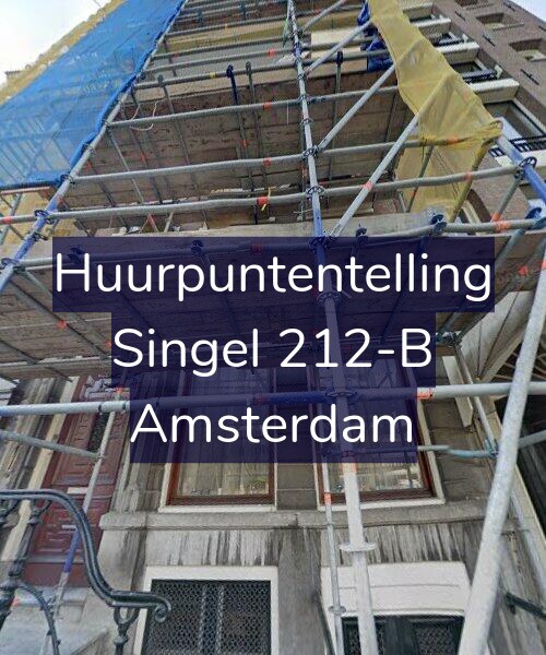 Foto gevel Huurpuntentelling voor Singel 212-B, Amsterdam