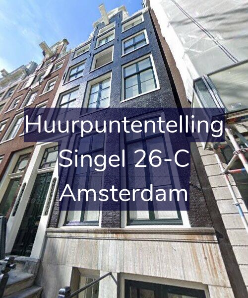 Foto gevel Huurpuntentelling voor Singel 26-C, Amsterdam