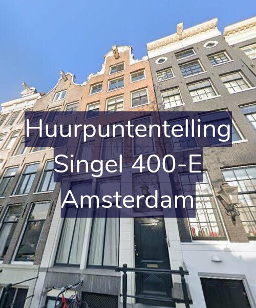 Foto gevel Huurpuntentelling voor Singel 400-E, Amsterdam
