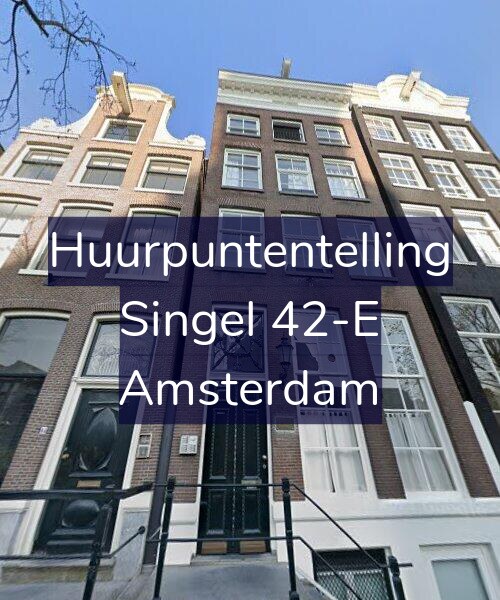 Foto gevel Huurpuntentelling voor Singel 42-E, Amsterdam